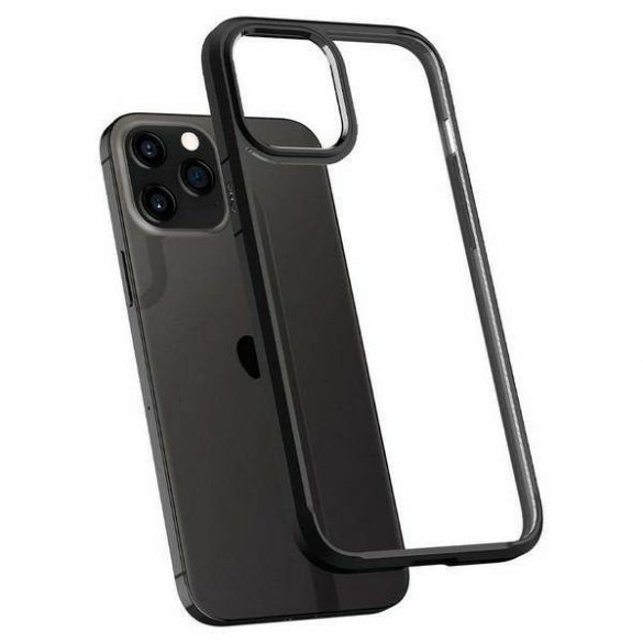 Husă Spigen Ultra Hybrid pentru iPhone 12/12 Pro 6,1" negru mat ACS01703