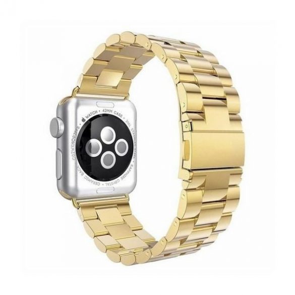 Mercury pasek Metal Apple Watch 38/40/41 mm złoty/aur