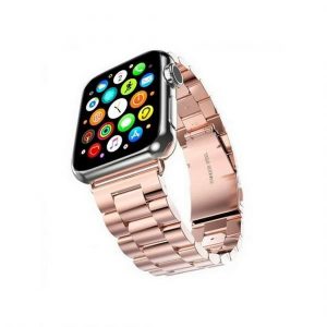 Mercury pasek Metal Apple Watch 38/40/41 mm rożowo złoty/aur roz