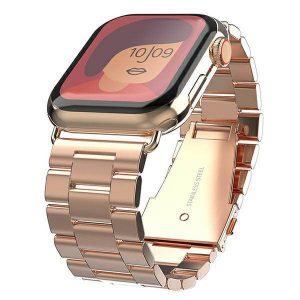 Mercury pasek Metal Apple Watch 42mm rożowo złoty/rose gold