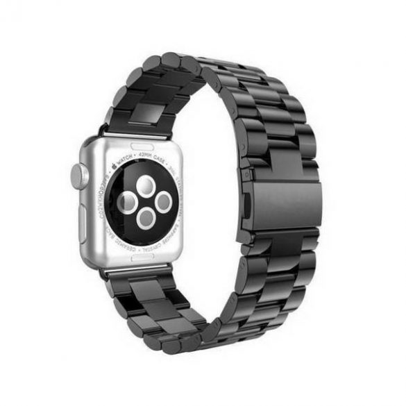 Mercury pasek Metal Apple Watch 38/40/41 mm czarny/negru