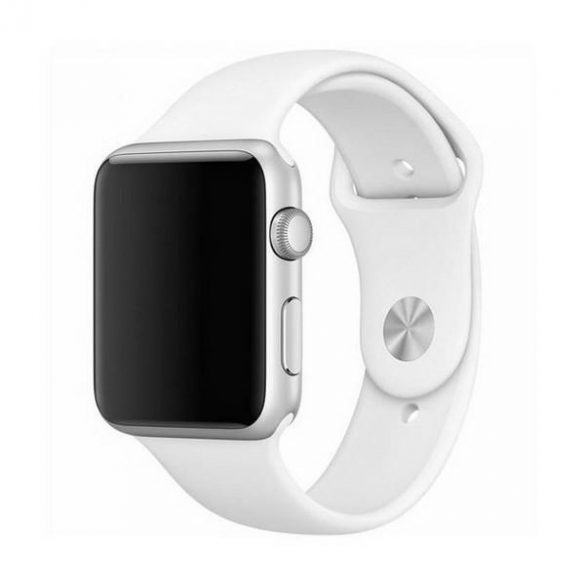 Mercury curea Silicon Apple Watch 38/40/ 41 mm alb/alb 