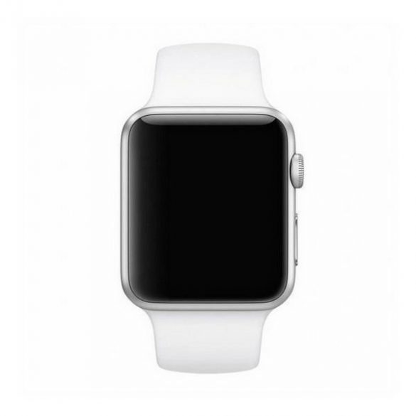 Mercury curea Silicon Apple Watch 38/40/ 41 mm alb/alb 