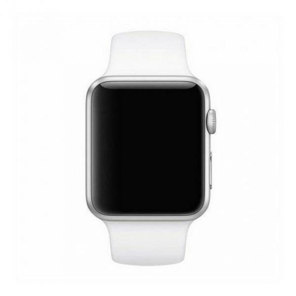 Mercury pasek Silicon Apple Watch 42/44/ 45 mm biał/alb