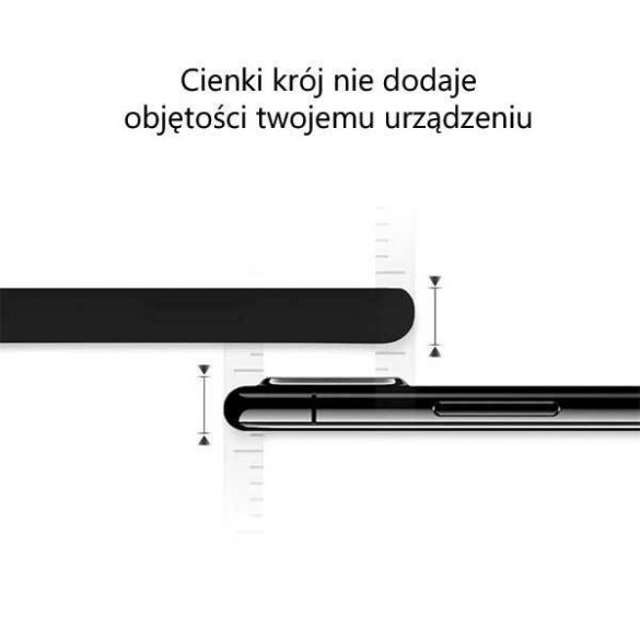 Husă Mercury din silicon pentru iPhone 12/12 Pro de 6,1 inchi, neagră/czarny