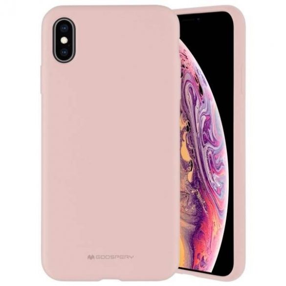 Mercur silicon iPhone 12/12 Pro 6,1" roz /roz husă nisip