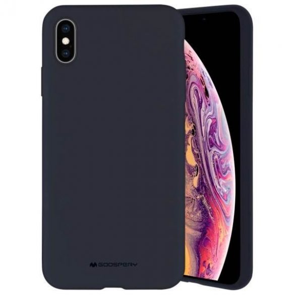 Husă Mercury din silicon pentru iPhone 12/12 Pro 6,1" granatowy/marine