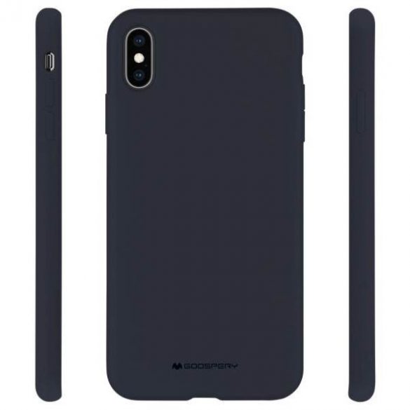 Husă Mercury din silicon pentru iPhone 12/12 Pro 6,1" granatowy/marine