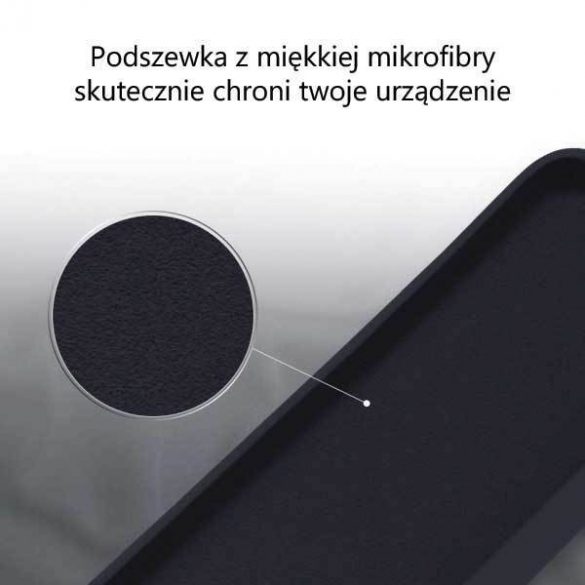 Husă Mercury din silicon pentru iPhone 12/12 Pro 6,1" granatowy/marine