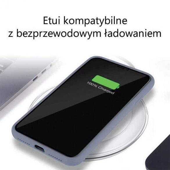 Mercur silicon iPhone 7/8 / SE 2020 / SE 2022 husă gri lavanda/ lavanda