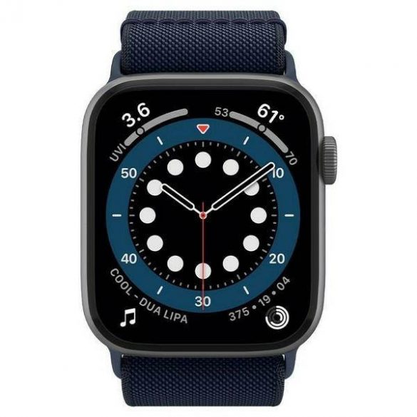 Spigen Fit Lite Apple Watch 4/5/6/7/SE 42/44/45 mm ciemno nebieski/albastru  albastruAMP02287 husă