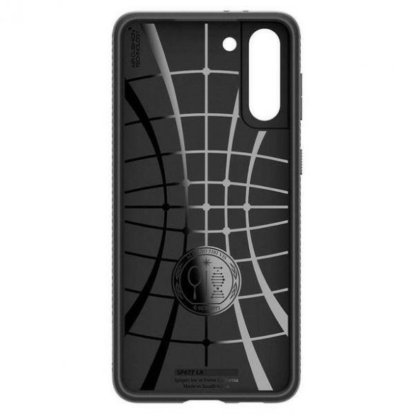 Spigen Liquid Air Samsung G991 S21 negru mat / negru mat ACS02422 husă