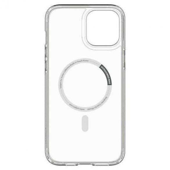 Husă Spigen Ultra Hybrid Mag pentru iPhone 12/12 Pro Magsafe biał/albă ACS02625