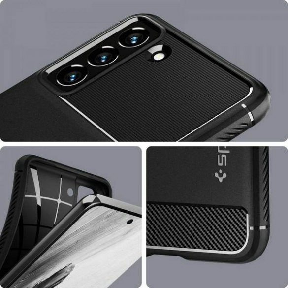 Carcasa Spigen Rugged Armor Samsung G990 S21 FE czarny/negru mat ACS03049