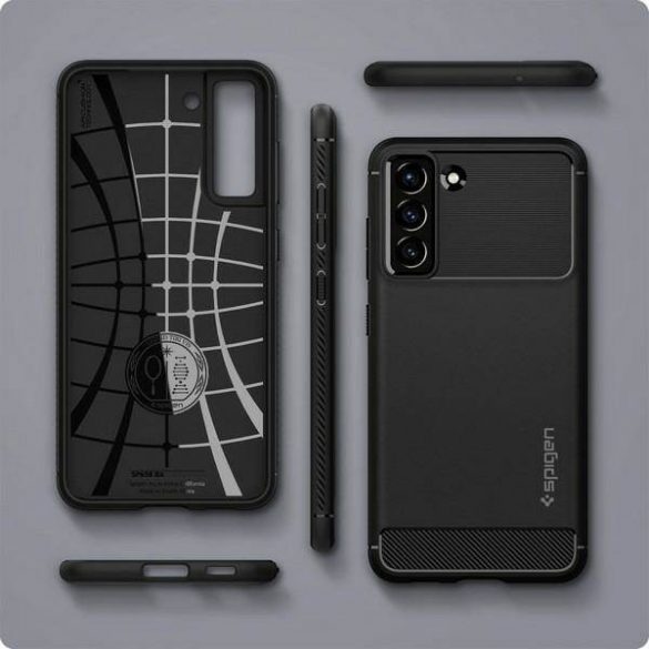 Carcasa Spigen Rugged Armor Samsung G990 S21 FE czarny/negru mat ACS03049