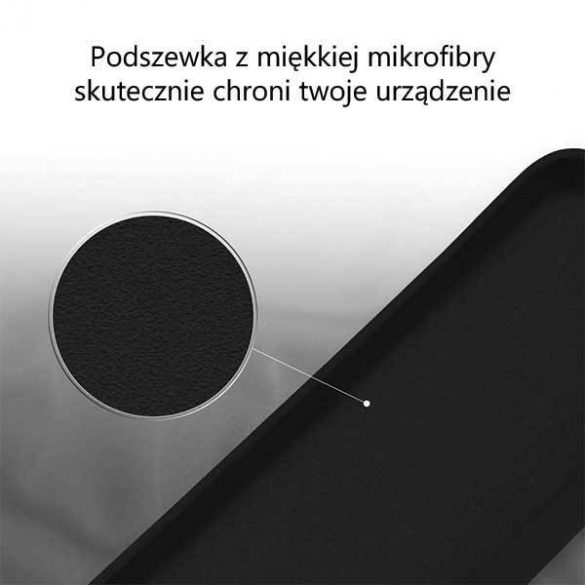 Husă Mercury Silicone Samsung A72 5G A726 neagră/czarny