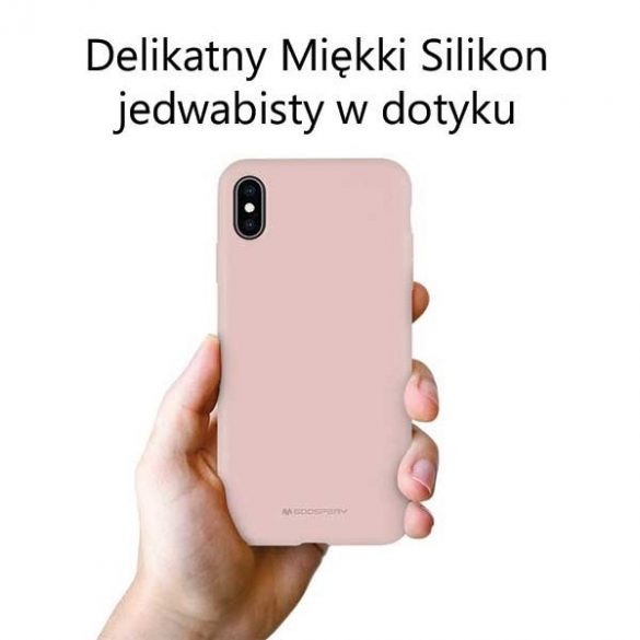 Silicon Mercury Samsung A72 5G A726 różowo-pisakowy/nisip roz