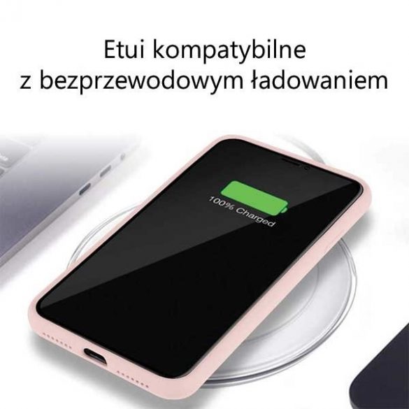 Silicon Mercury Samsung A72 5G A726 różowo-pisakowy/nisip roz