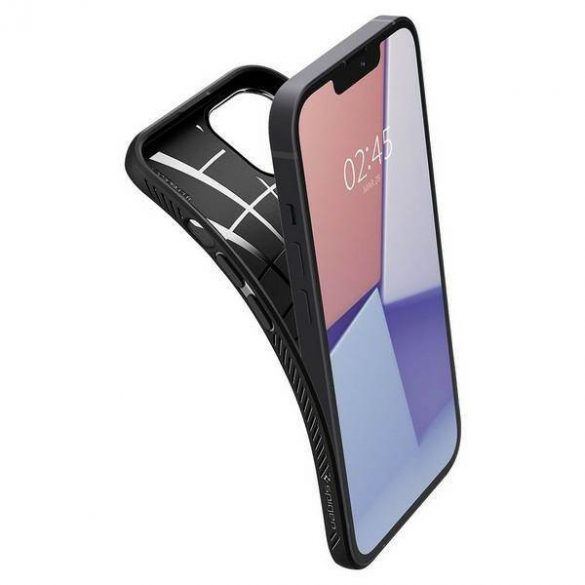 Husă Spigen Liquid Air iPhone 13 Mini 5,4 inchi, neagră/negru ACS03315