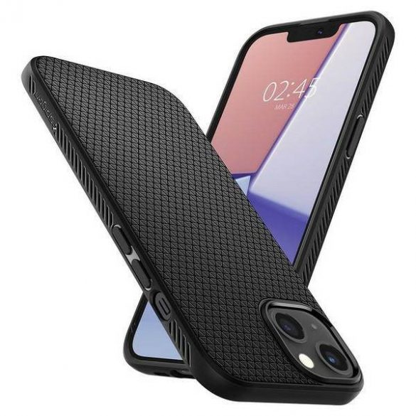 Husă Spigen Liquid Air iPhone 13 Mini 5,4 inchi, neagră/negru ACS03315