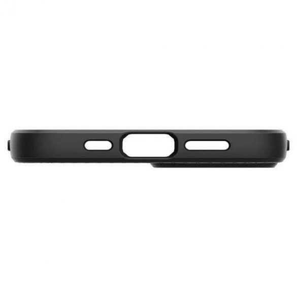 Husă Spigen Liquid Air iPhone 13 Mini 5,4 inchi, neagră/negru ACS03315