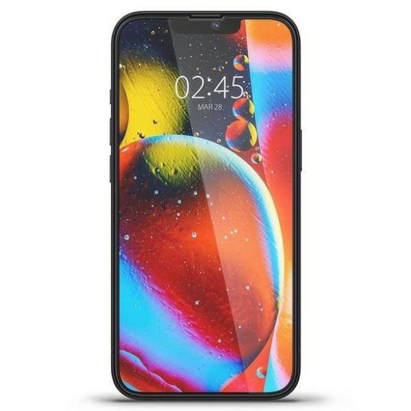 Spigen Glass FC iPhone 13/13 Pro/14 szkło hartowane czarna ramka AGL03392 protector de ecran