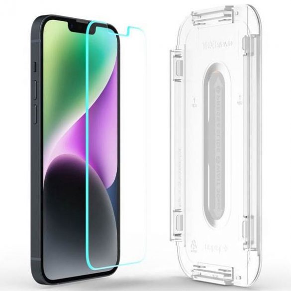 Spigen Glas.TR iPhone 14/13 Pro/13 "EZ FIT" szkło hartowane AGL03724 protector de ecran