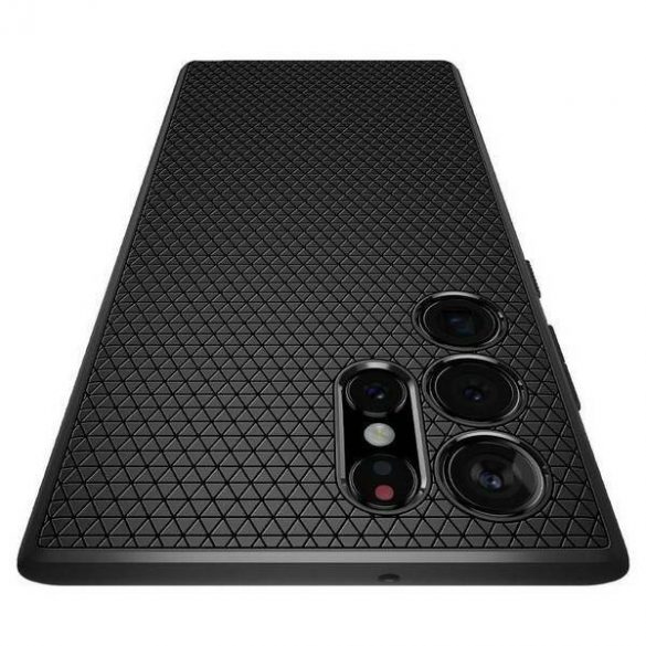 Husă Spigen Liquid Air Samsung S908 S22 Ultra neagră/neagră mat ACS03915