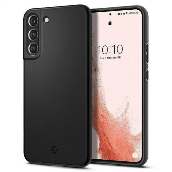 Husă Spigen Thin Fit Samsung S901 S22 czarny/negru ACS03983