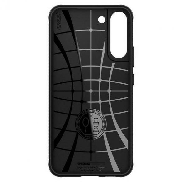 Husă Spigen Rugged Armor pentru Samsung S901 S22 negru/negru mat ACS03986