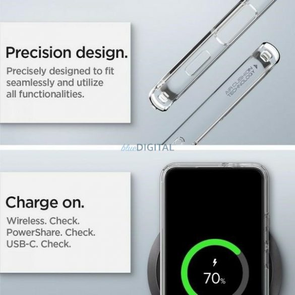Geantă Spigen Ultra Hybrid Samsung Galaxy S22 - transparentă