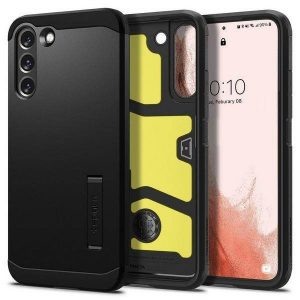 Husă Spigen Tough Armor Samsung S901 S22, neagră/czarny ACS03991