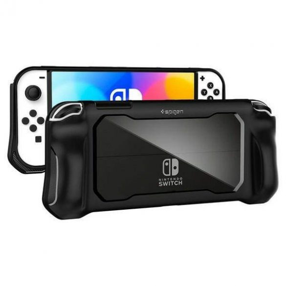 Carcasa Spigen Rugged Armor Nintendo Switch Oled czarny/negru mat ACS04020