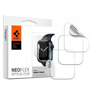 Spigen Folia Neo Flex Apple Watch 7 45mm 4/5/6/SE 3szt aplicație cu mokro AFL04049 protector de ecran