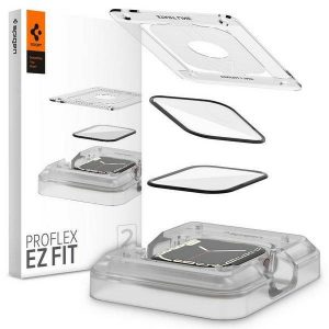 Spigen ProFlex EZ FIT Apple Watch 7 45mm 2szt./2buc AFL04051 Szkło Hybrydowe