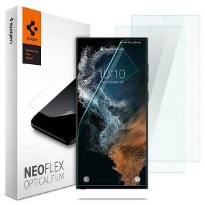 Spigen Folia Neo Flex Samsung S908 S22 Ultra 2szt aplicație pentru mokro AFL04137 protector de ecran