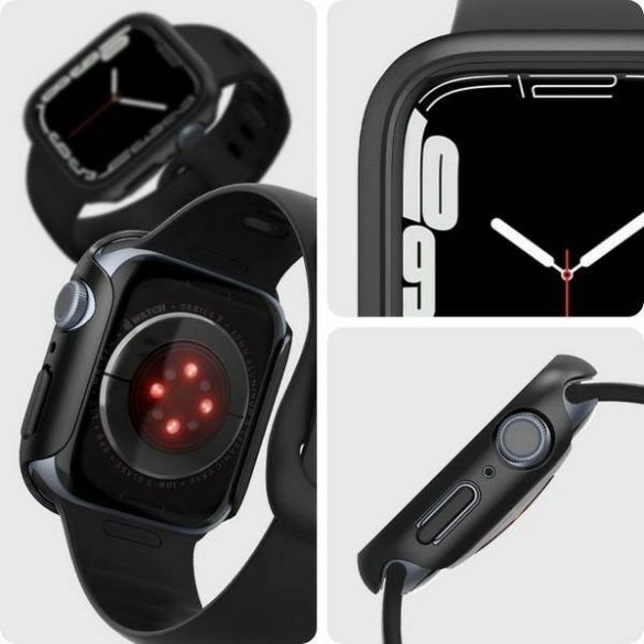 Spigen Thin Fit Apple Watch 7 45 mm czarny/negru ACS04174