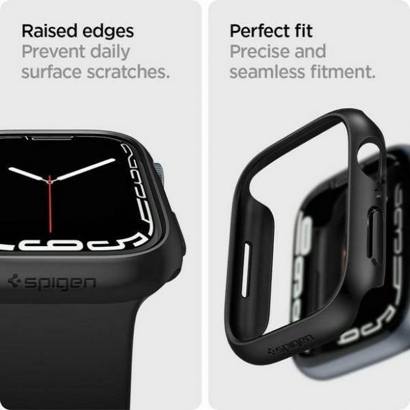 Spigen Thin Fit Apple Watch 7 45 mm czarny/negru ACS04174