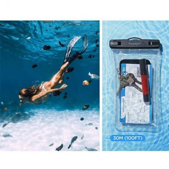 Carcasa Spigen Waterproof A610 Universal Przezroczysty/Crystal Clear AMP04530