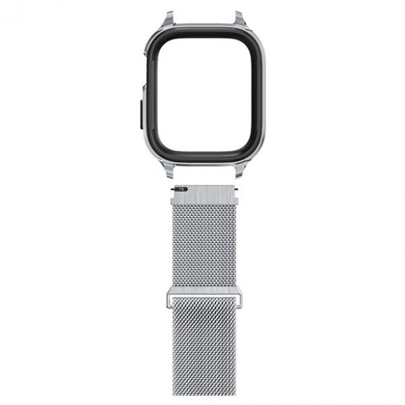 Spigen Metal Fit PRO Apple Watch 8/SE/7 /6/5/4 (44/45mm) srebrny/argintiu ACS04584