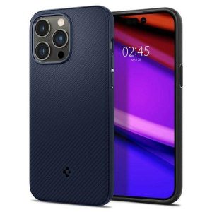 Husă Spigen Mag Armor pentru iPhone 14 Pro Max 6,7" granatow/bleumarin ACS04845