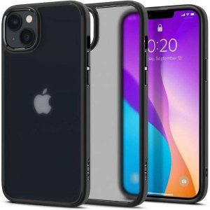 Spigen Ultra Hybrid iPhone 14 Plus / 15 Plus 6,7" negru înghețat ACS04901