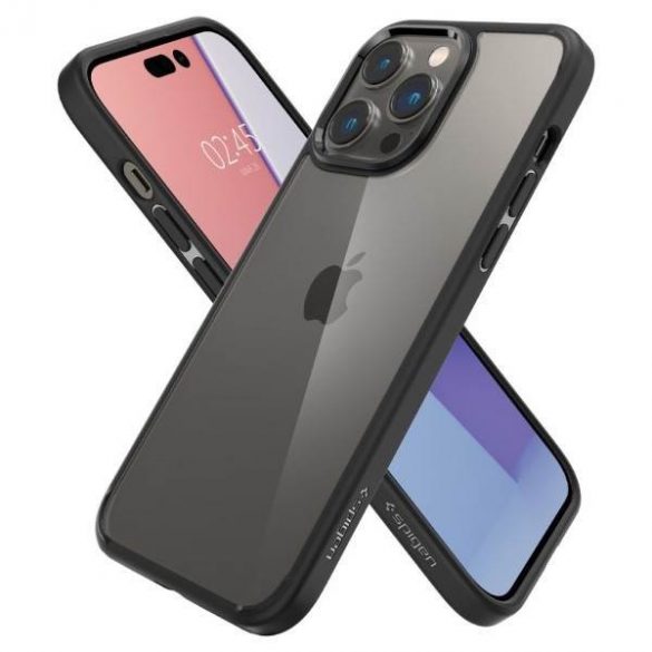 Husă Spigen Ultra Hybrid pentru iPhone 14 Pro 6,1" negru/negru mat ACS04961