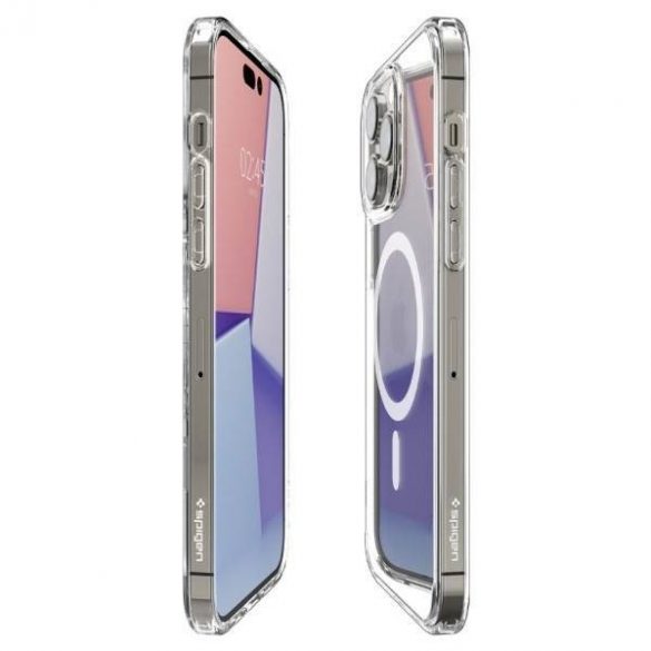 Husa Spigen Ultra Hybrid MAG pentru iPhone 14 Pro 6,1" Magsafe biał/alb ACS04969