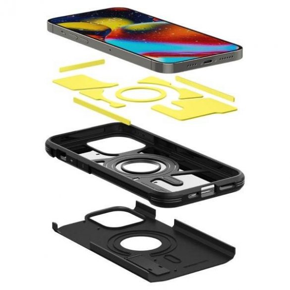 Husă Spigen Tough Armor MAG pentru iPhone 14 Pro 6,1 inchi, neagră/czarny ACS04985