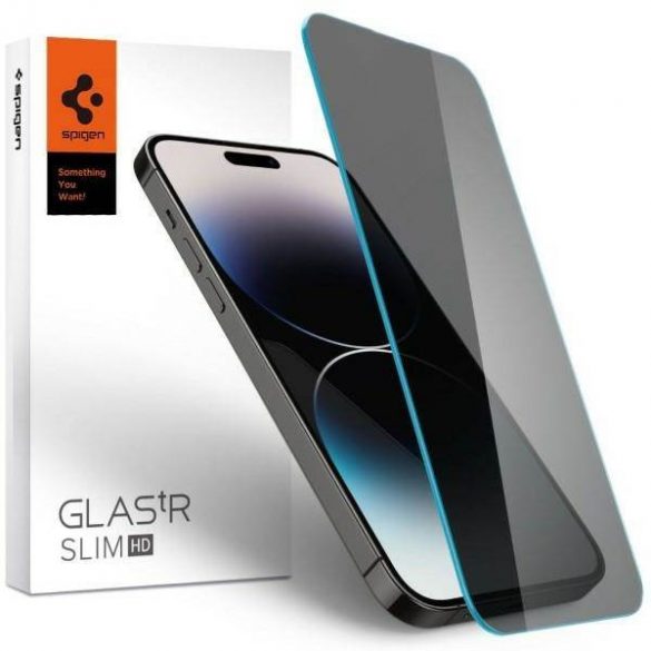 Spigen Glas.TR Slim iPhone 14 Pro Max Privacy AGL05211 szkło hartowane protector de ecran