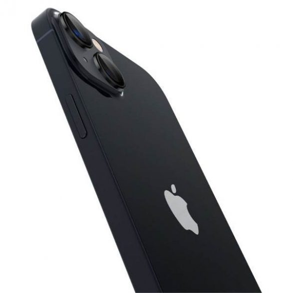 Spigen Optik.Tr Camera iPhone 14/14 Plus /15/15Plus EZ FIT Lentile 2szt./2buc czarny/negru AGL05213