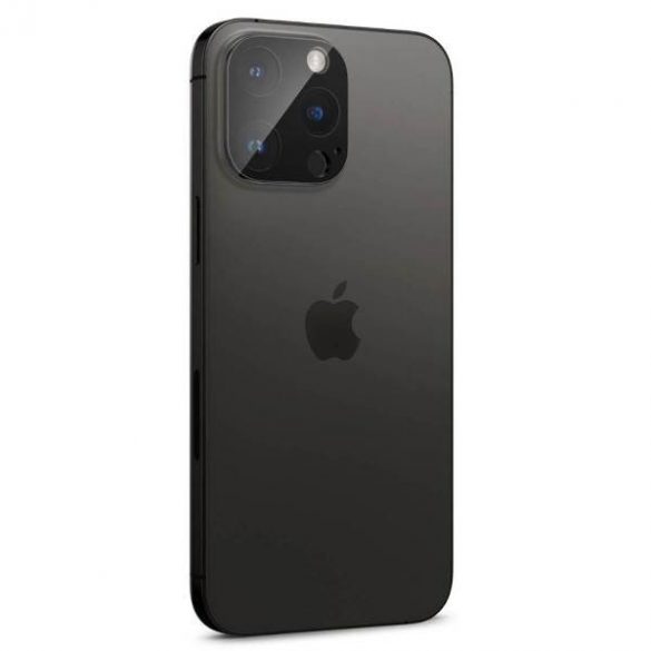 Spigen Optik.Tr Camera iPhone 14 Pro/14 Pro Max Lens 2szt./2pcs negru / negru AGL05273 ecran protector