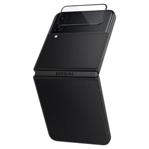 Film pentru balamale Spigen Glas FC Samsung Z Flip 4 2 szt. szkło hartowane czarne AGL05321 protector de ecran