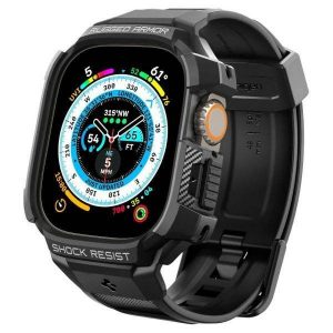 Carcasă Spigen Rugged Armor Pro Apple Watch Ultra 49 mm, neagră/czarny ACS05460